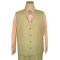 Steve Harvey Collection Mint Green/Pink Windowpanes Super 120's Merino Wool Vested Suit
